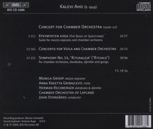 Kalevi Aho (geb. 1949): Symphonie Nr.14 für Darabuka,Djembe,Gongs &amp; Kammerorchester, CD