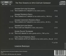 The Trio Sonata in 18th Century Germany, CD