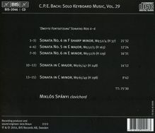 Carl Philipp Emanuel Bach (1714-1788): Cembalosonaten Wq.52 Nr.4-6, Wq.65 Nr.47 &amp; 49, CD