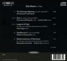 Gity Razaz (geb. 1986): The Strange Highway für Cello-Oktett, CD