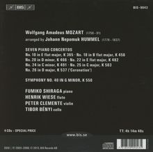 Wolfgang Amadeus Mozart (1756-1791): Klavierkonzerte Nr.10,18,20,22,24,25,26 für Klavier,Flöte,Violine,Cello, 4 CDs