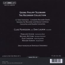 Georg Philipp Telemann (1681-1767): Sämtliche Werke für Blockflöte "The Recorder Collection", 6 CDs