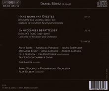 Daniel Börtz (geb. 1943): His Name Was Orestes (Oratorium), 2 CDs