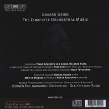 Edvard Grieg (1843-1907): Sämtliche Orchesterwerke, 8 CDs
