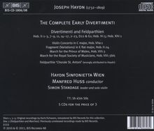 Joseph Haydn (1732-1809): Divertimenti &amp; Feldparthien H2 Nr.1-23,D22 &amp; G1, 5 CDs