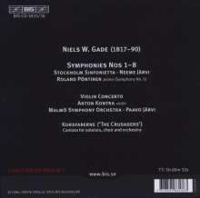 Niels Wilhelm Gade (1817-1890): Symphonien Nr.1-8, 5 CDs