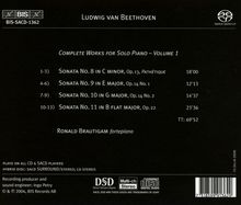 Ludwig van Beethoven (1770-1827): Sämtliche Klavierwerke Vol.1, Super Audio CD