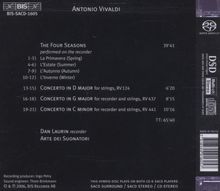 Antonio Vivaldi (1678-1741): Concerti op.8 Nr.1-4 "4 Jahreszeiten" (für Blockflöte,Streicher,Bc), Super Audio CD