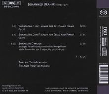 Johannes Brahms (1833-1897): Cellosonaten Nr.1 &amp; 2, Super Audio CD