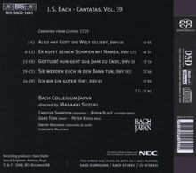 Johann Sebastian Bach (1685-1750): Kantaten Vol.39 (BIS-Edition), Super Audio CD