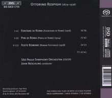 Ottorino Respighi (1879-1936): Fontane di Roma, Super Audio CD