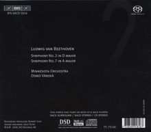 Ludwig van Beethoven (1770-1827): Symphonien Nr.2 &amp; 7, Super Audio CD