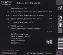 Johann Sebastian Bach (1685-1750): Kantaten Vol.46 (BIS-Edition), Super Audio CD