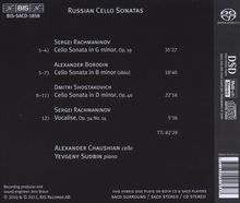 Alexander Chaushian &amp; Yevgeny Sudbin - Cello Sonatas, Super Audio CD