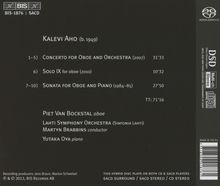 Kalevi Aho (geb. 1949): Oboenkonzert, Super Audio CD