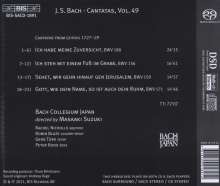 Johann Sebastian Bach (1685-1750): Kantaten Vol.49 (BIS-Edition), Super Audio CD