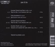 Vadim Gluzman - par.ti.ta, Super Audio CD