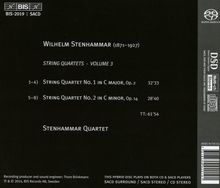 Wilhelm Stenhammar (1871-1927): Streichquartette Vol.3, Super Audio CD