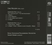 Carl Nielsen (1865-1931): Symphonien Nr.4 &amp; 5, Super Audio CD