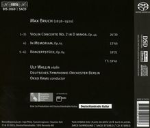 Max Bruch (1838-1920): Violinkonzert Nr.2, Super Audio CD