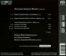 Wolfgang Amadeus Mozart (1756-1791): Klavierkonzerte Nr.5 &amp; 6, Super Audio CD