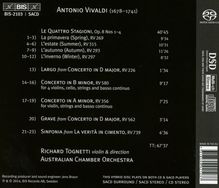 Antonio Vivaldi (1678-1741): Concerti op.8 Nr.1-4 "4 Jahreszeiten", Super Audio CD