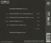 Johannes Brahms (1833-1897): Klaviersonate Nr.2 op.2, Super Audio CD