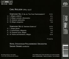 Carl Nielsen (1865-1931): Symphonien Nr.2 &amp; 6, Super Audio CD