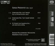 Serge Prokofieff (1891-1953): Symphonien Nr.4 &amp; 7, Super Audio CD