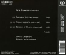 Igor Strawinsky (1882-1971): Pulcinella-Suite, Super Audio CD