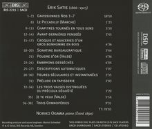 Erik Satie (1866-1925): Sämtliche Klavierwerke Vol.1, Super Audio CD