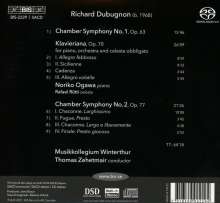 Richard Dubugnon (geb. 1968): Kammersymphonien Nr.1 &amp; 2, Super Audio CD