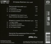 Ottorino Respighi (1879-1936): Trittico Botticelliano, Super Audio CD