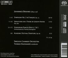 Johannes Brahms (1833-1897): Symphonie Nr.2, Super Audio CD