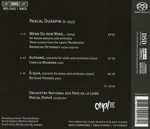 Pascal Dusapin (geb. 1955): Violinkonzert "Aufgang", Super Audio CD