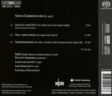Sofia Gubaidulina (geb. 1931): Sonnengesang für Kammerchor, Cello &amp; Percussion, Super Audio CD