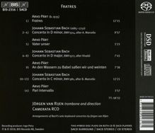 Arvo Pärt (geb. 1935): Fratres für Posaune, Percussion &amp; Streichorchester, Super Audio CD
