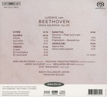 Ludwig van Beethoven (1770-1827): Missa Solemnis op.123, Super Audio CD