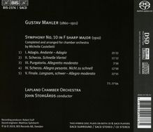 Gustav Mahler (1860-1911): Symphonie Nr.10 (Fassung für Kammerorchester von John Storgårds), Super Audio CD