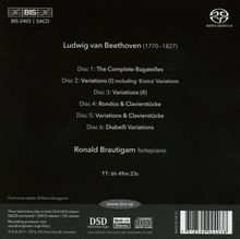Ludwig van Beethoven (1770-1827): Sämtliche Variationen, Bagatellen &amp; Clavierstücke, 6 Super Audio CDs
