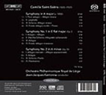 Camille Saint-Saens (1835-1921): Symphonien Nr.1 &amp; 2, Super Audio CD