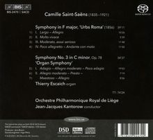 Camille Saint-Saens (1835-1921): Symphonie Nr.3 "Orgelsymphonie", Super Audio CD