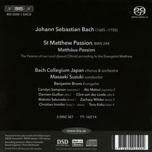 Johann Sebastian Bach (1685-1750): Matthäus-Passion BWV 244, 2 Super Audio CDs