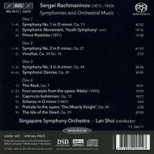 Sergej Rachmaninoff (1873-1943): Sämtliche Symphonien &amp; Orchesterwerke, 4 Super Audio CDs