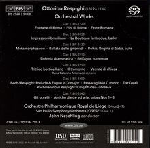Ottorino Respighi (1879-1936): Sämtliche Orchesterwerke, 7 Super Audio CDs