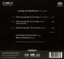 Ludwig van Beethoven (1770-1827): Violinsonaten Nr.8-10, Super Audio CD