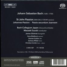 Johann Sebastian Bach (1685-1750): Johannes-Passion BWV 245, 2 Super Audio CDs