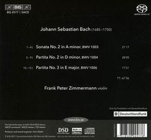 Johann Sebastian Bach (1685-1750): Sonaten &amp; Partiten Vol.1, Super Audio CD