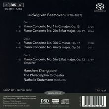 Ludwig van Beethoven (1770-1827): Klavierkonzerte Nr.1-5, 3 Super Audio CDs