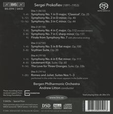 Serge Prokofieff (1891-1953): Symphonien Nr.1-7, 5 Super Audio CDs